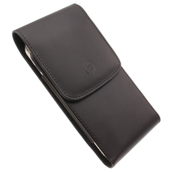 For iPhone 15 Plus - Case Belt Clip Leather Holster Cover Pouch Vertical Carry Protective