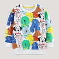 thumbnail image 4 of 2025 2-7Y Spring and Fall Boys Sweatshirt Long Sleeve Children's Bottoming Shirt Printing Sweatshirt Multicolor, 4 of 6