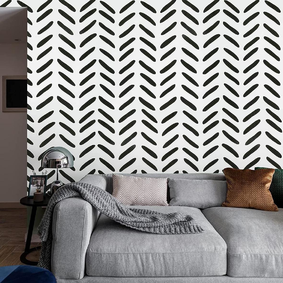 Black and White Wall Paper Black Wallpaper Peel and Stick Wall Decors