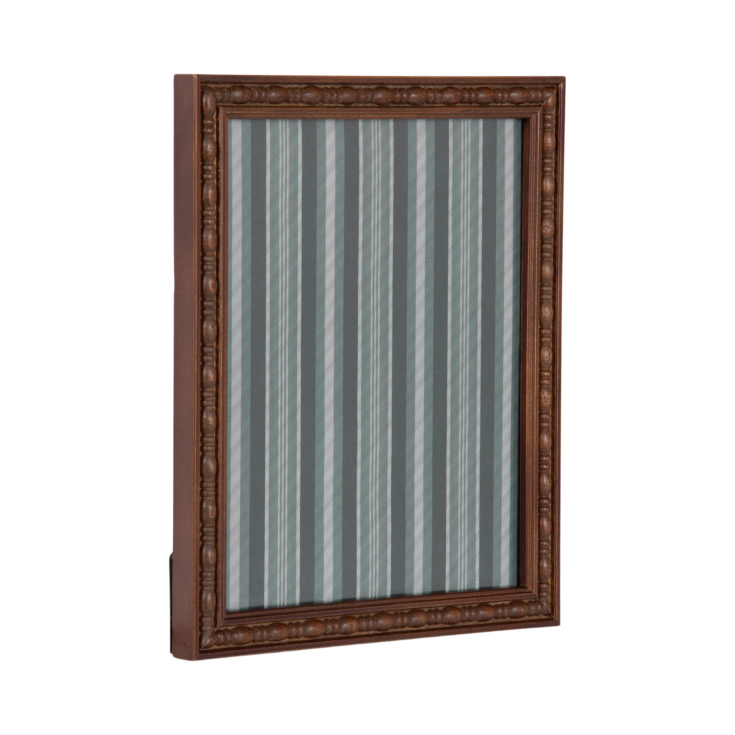 DesignOvation – 8x10 Picture Frame – Spindle Dark Walnut Tabletop Photo Frame