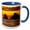 Blue/White, variant on 3drose, the Arch, Cabo San Lucas, Mexico, 11oz Mug