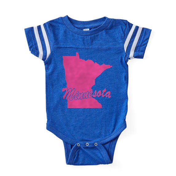 CafePress - Minnesota - Cute Infant Baby Football Bodysuit
