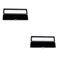 thumbnail image 2 of maskred Metal Jewlery Case Display Box Organizer Storage for Diamond Silver 2Set, 2 of 6