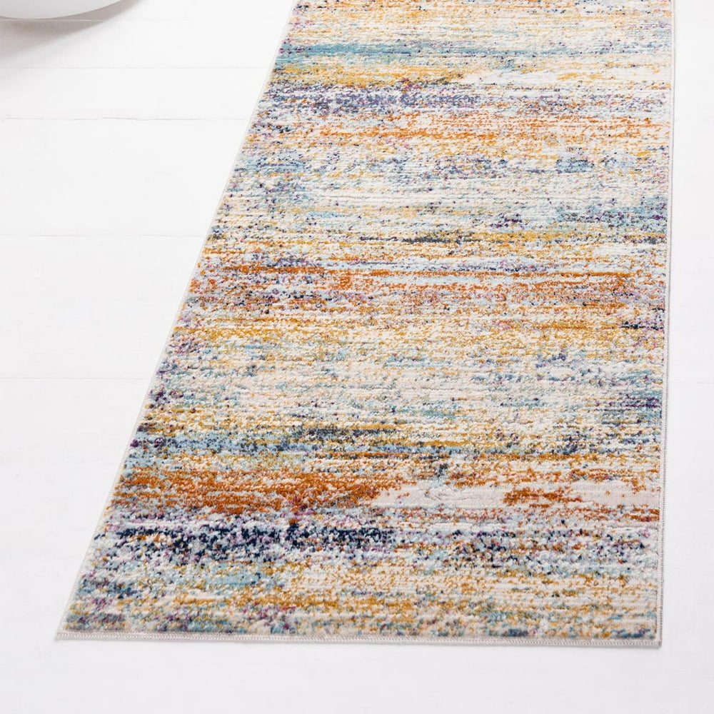 Malibu Collection Runner Rug ‚Äì 10 Ft Runner Multi LowPile
