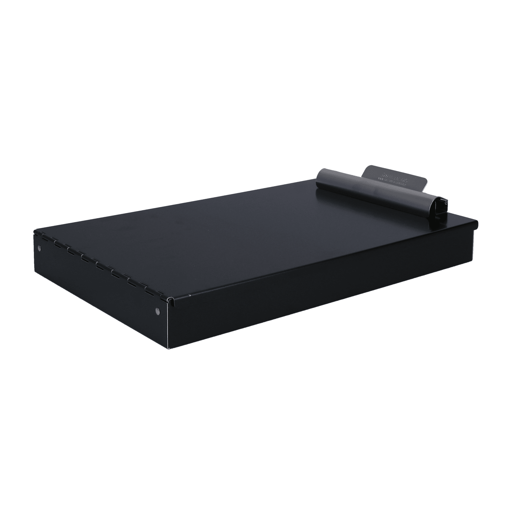 Saunders 11018 Redi-Rite Aluminum Storage Clipboard with 1 in. Clip Capacity for 8.5 in. x 11 in. Sheets - Black