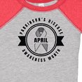 thumbnail image 4 of Inktastic April Parkinsons Disease Awareness Month Badge Boys or Girls Baby Bodysuit, 4 of 5