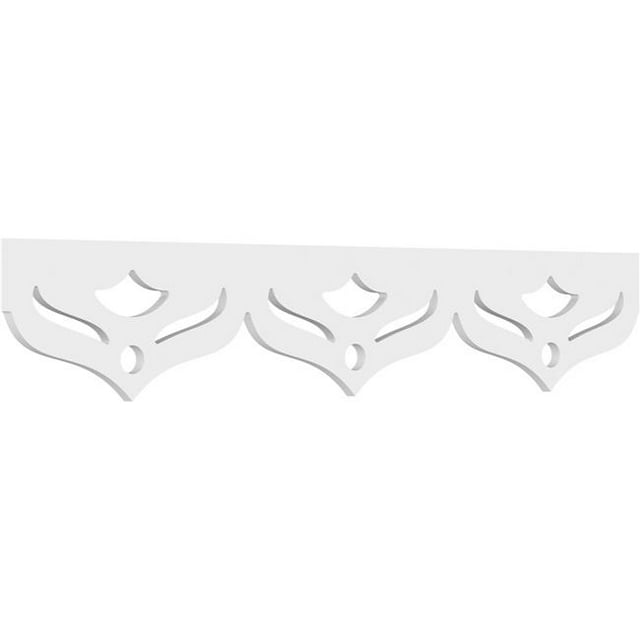 Ekena Millwork RUNP08X0625X48KEL 8 x 48 in. Pitch 0.62 in. Kellogg Architectural Grade PVC Running Trim