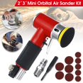 thumbnail image 1 of 2'' 3'' Mini Orbital Air Sander Kit car Buffer Dual Action Orbital Polisher, 1 of 12
