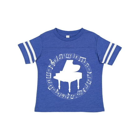 

Inktastic Piano Teacher or Student Music Instrument Gift Toddler Boy or Toddler Girl T-Shirt