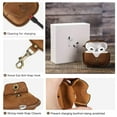 thumbnail image 4 of Hiram Crazy Horse Cowhide Leather Case for 3rd Gen AirPods, Portable Travel Case for AirPods 3rd Gen, Brown, 4 of 7