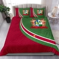 thumbnail image 1 of Suriname Juego de Cama Escudo de Suriname y Bandera Color RLT7, 1 of 6