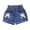Blue1, variant on Plebaso Boys Girls Denim Shorts Elastic Waist Kids Jean Shorts Toddler Summer Pull on Shorts with Pockets