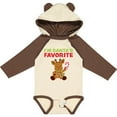 thumbnail image 3 of Inktastic I'm Santa's Favorite reindeer Boys or Girls Long Sleeve Baby Bodysuit, 3 of 5
