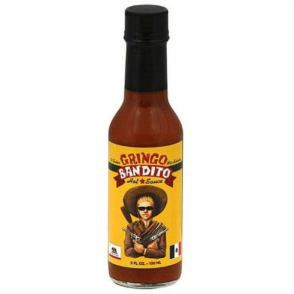 Gringo Bandito Hot Sauce, 5 fl oz, (Pack of 12)