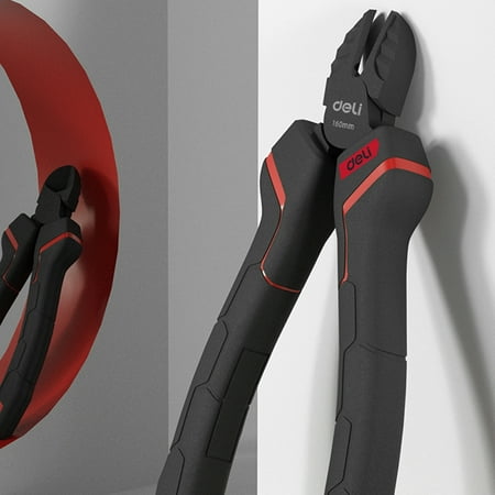 

Deli Long Nose Electrical Pliers Cutter & Crimper Solid & Stranded Wire Diagonal Pliers 6 Inches And 8 Inches Hand Tool