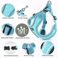 thumbnail image 3 of PcEoTllar Dog Harness and Leash Combo, Escape Proof No Pull Vest Harness, Step-in Reflective Adjustable Soft Padded Pet Harness for Small to Large Dogs, Blue L, 3 of 10