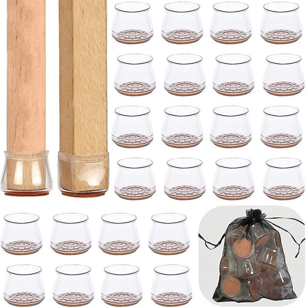 Protectores para Patas de Silla, Protectores para Patas de Silla, 24 Piezas de Silicona