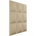 thumbnail image 2 of Ekena Millwork 19 5/8"W x 19 5/8"H Classic EnduraWall Decorative 3D Wall Panel, UltraCover Satin Smokey Beige (Covers 2.67 Sq. Ft.), 2 of 6