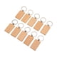 thumbnail image 1 of Llavero, Etiquetas De Llavero, 10 Piezas Llavero Colgante De Madera En Para Etiquetas EDC Suministros De Manualidades Con Llaves De Bricolaje, 1 of 7