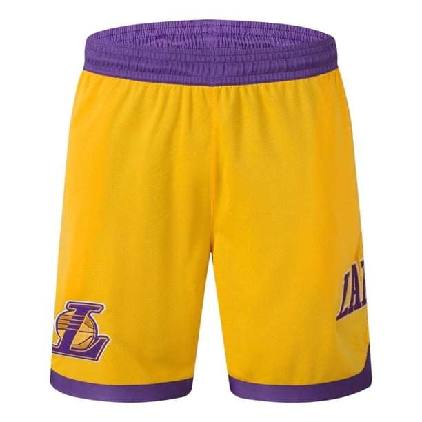 Short Fanatics Hombre Nba Los Angeles Lakers Amarillo amarillo S