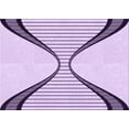 thumbnail image 1 of Ahgly Company Indoor Rectangle Patterned Purple Flower Purple Area Rugs, 8' x 10', 1 of 6