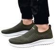 thumbnail image 4 of Men's Knitted Walking Shoes Lightweight Wide Width Sneakers Indoor Outdoor Workout Running Shoes Breathable S𝗅ip On Trainers Shoes Casual Non-S𝗅ip Athlet𝗂c Shoes, 4 of 9