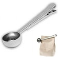 thumbnail image 1 of 7Inch Coffee Scoop with Bag Clip,Coffee Spoon Measuring,for Ground Coffee and Beans,Stainless Steel, 1 of 5