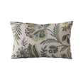 thumbnail image 5 of Plutus Brands Blue Plutus Amazonian Floral Luxury Throw Pillow 20 in x 30in, Double Sided 20" x 30" Queen, 5 of 9