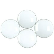 CLEVER DELIGHTS CleverDelights 50mm (2") Round Glass Cabochons - 2 Pack