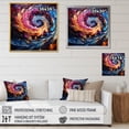 thumbnail image 4 of Designart "VORTEX" Abstract Spirals Floater Framed Wall Decor, 4 of 7