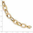 thumbnail image 3 of 14K Yellow Gold Polished Fancy Link Bracelet, 3 of 3