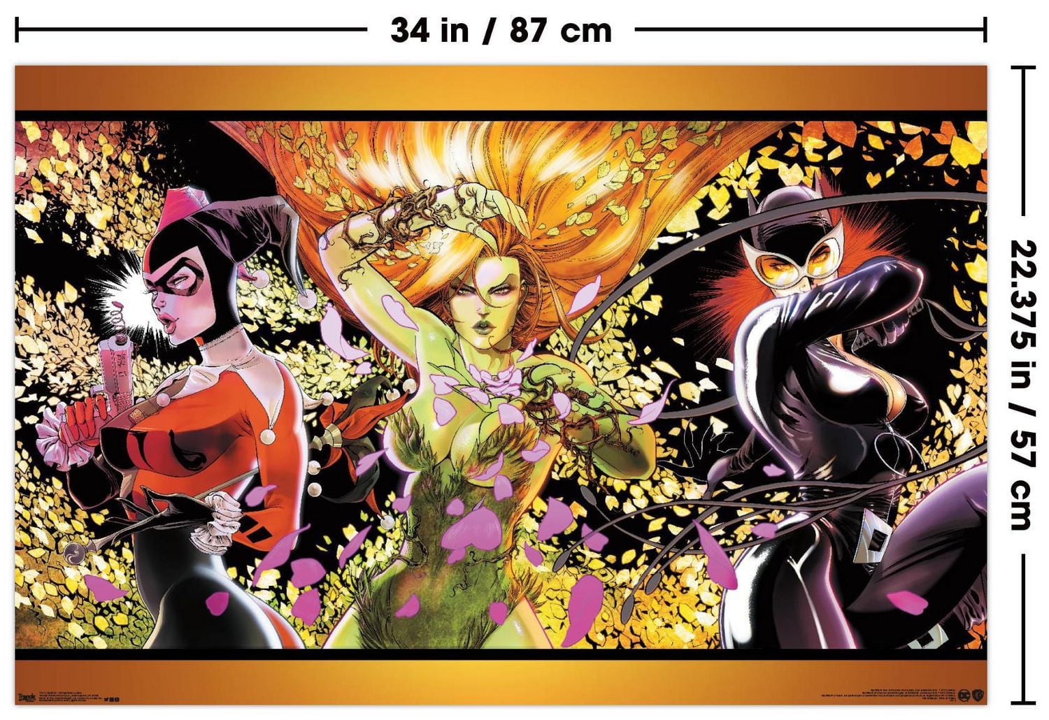 DC Comics Batman - Dangerous Ladies Wall Poster, 22.375" x 34"