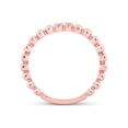 thumbnail image 3 of FB Jewels 10kt Rose Gold Womens Round Diamond 2-Stone Stackable Band Ring .03 Cttw, 3 of 4