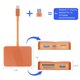 thumbnail image 3 of Lector de tarjetas SD SZHAIYIJIN 5 en 1 USB-C con doble USB-A, 3 of 8