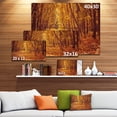 thumbnail image 3 of Forêt Jaune et Feuilles Tombées - Art Moderne sur Toile, 3 of 4