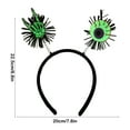 thumbnail image 2 of Halloween Dress Up Luminous Hair Bands Hair Accessories Ghost Festival Party Ambiance Decorations Glowing Skeleton Bats Headband, 2 of 5