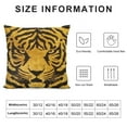thumbnail image 5 of Nawypu The Tiger Pillow Cover  Back Throw Pillow Cover Cushion Cover Animal Print Pillow Covers Rustic Decortaive Pillowcase with Zipper Home Decor, 5 of 5
