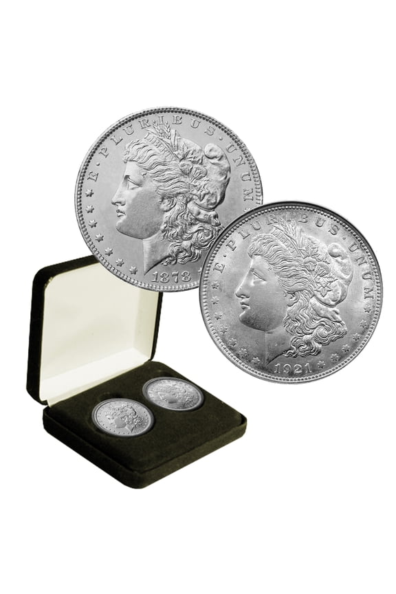 First and Last Morgan Silver Dollars