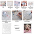 thumbnail image 3 of Paint by Numbers Kit for Adults, Cute Puppy Pink Blanket Paint by Numbers, Easy Paint by Numbers Kit for Adults Beginner, DIY Adult Paint by Number Kits on Canvas, Home Decor, 3 of 7