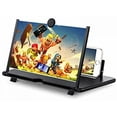 thumbnail image 1 of 3D Screen Magnifier for Cell Phones, HD Screen Amplifier with Detachable Foldable Stand, Ideal for Elderly & Children, Portable Design for Anywhere Entertainment, 1 of 5