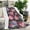 Pioneer Flower-1, variant on Pioneer Flower Blanket,Comfortable Soft Flannel Throw Blanket,All Season,Warm Lightweight Blankets for Sofa Bed Couch Living Room Chair,30"x40"(80x100cm)