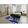 thumbnail image 5 of Ahgly Company Machine Washable Indoor Rectangle Transitional Light Purple Blue Area Rugs, 8' x 12', 5 of 7