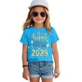 thumbnail image 2 of Toddler Girls T Shirts Short Sleeve Shirt for Girls 0-24 Months 2t 3t 4t 5t 6t 7t Soft Cotton Tees Kids T shirts Clothes Summer Tops T-Shirt Gibobby,1-2 Years,Blue, 2 of 4