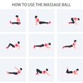 thumbnail image 5 of Lacrosse de bola de masaje duro. Bolas reafirmantes de punto gatillo para yoga, fisioterapia, relajación miofascial, relajante muscular, acupresión (paquete de 2) (naranja), 5 of 5