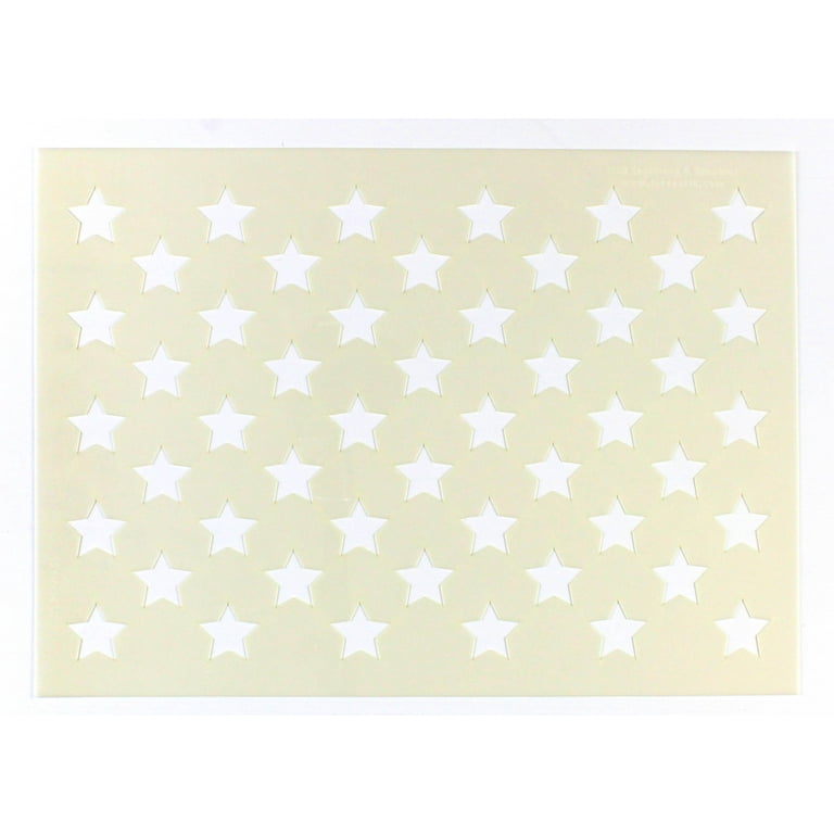 50 Star Field Stencil 14 Mil -G-Spec 8.47 - Painting /Crafts