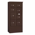 thumbnail image 2 of Salsbury Industries Freestanding USPS Aluminum 9 Unit 4C Horizontal Parcel Locker, 2 of 4
