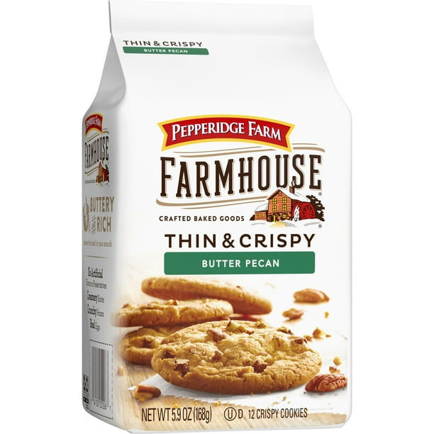 Pepperidge Farm Farmhouse Thin & Crispy Butter Pecan Cookies, 5.9 oz