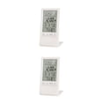 thumbnail image 1 of Inteprter Termómetro LCD alimentado por batería medidor de humedad independiente Sensor de estación meteorológica dormitorio bebé guardería Blanco -50℃~70℃ 2Conjunto, 1 of 6