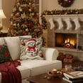 thumbnail image 6 of Lwlmwt Red Christmas Pillow Covers 18x18-inch Holiday Sofa Cushion Cover Perfect for Christmas Decorations Home Sofa Accents, 6 of 6