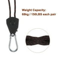 thumbnail image 3 of Uxcell 2 pieces 1/8" (4mm) Adjustable Ratchet Rope Hanger 16.4ft (5meter) Tie Down Strap, 3 of 5